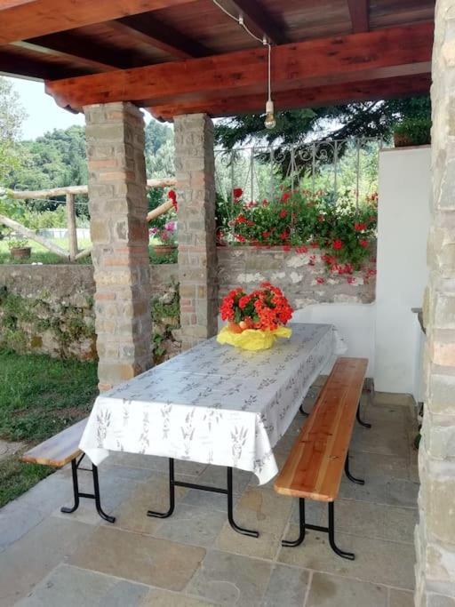 הוילה Fornaci di Barga Ai Tre Campi מראה חיצוני תמונה